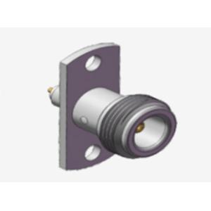 Cheap N Type Female 2-hole Flange RF Coaxial Connector with Microstrip for sale