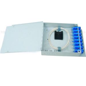 White Color 8 port FTTH terminal box metal shell uesed in end termination of