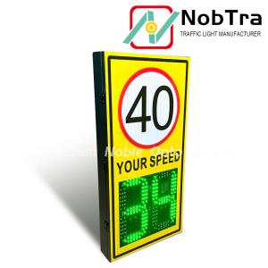 Remote Control Solar Powered Radar Speed Signs with Integrated Radar and 140 Pcs