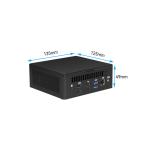 Intel Core I7 1260P Iris Xe Graphics Gaming PC Single LAN Three Display Mini