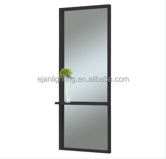 Wood Framed Bathroom Backlit Full Length Mirror With LED Concealed Light And