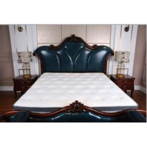 twin/full/queen white innnersping Latex Euro top spring mattress with Zoing