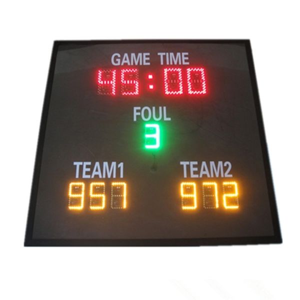 Quality Regular Digit Size LED Basketball Scoreboard with Mobile wheel Stand wholesale
