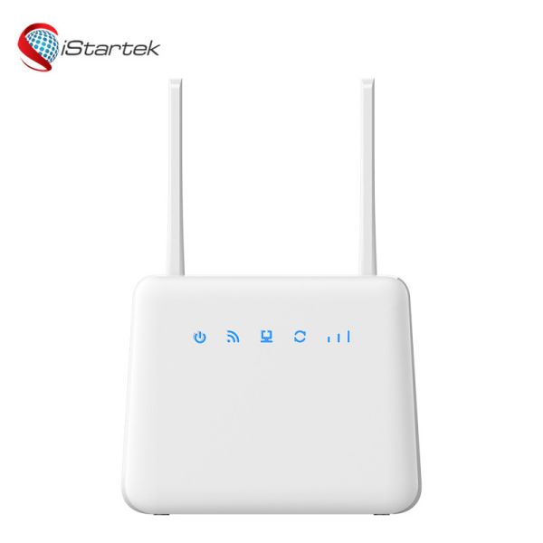 iStartek VOLTE VPN indoor CPE 4G LTE WiFi router with RJ11 Ports and Ethernet