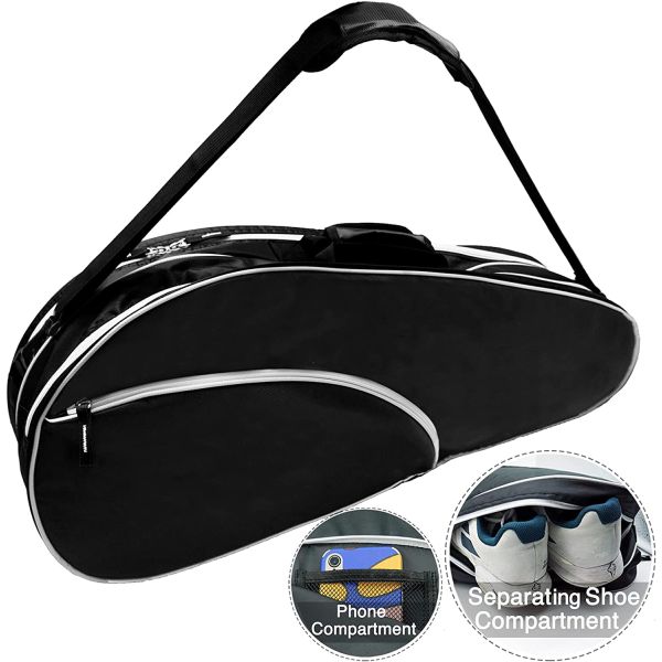 Travel 600D Polyester Tennis Racquet Backpack For Men