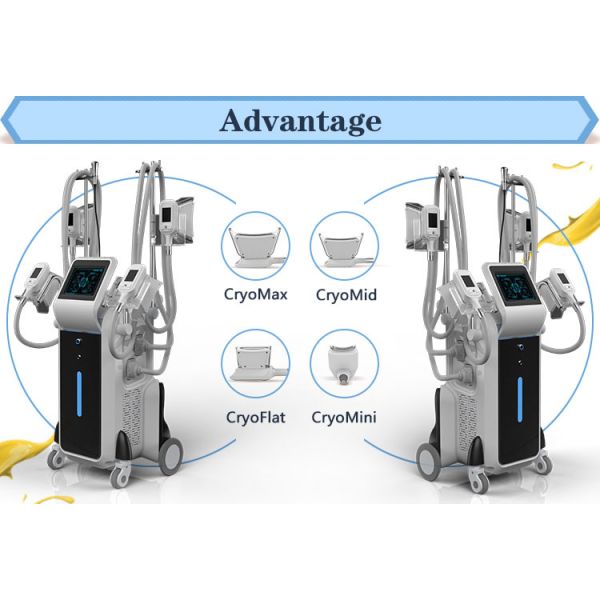 Quality 4 handles coolsculpting cryolipolysis fat freezing slimming system 4 handles work at the same time wholesale