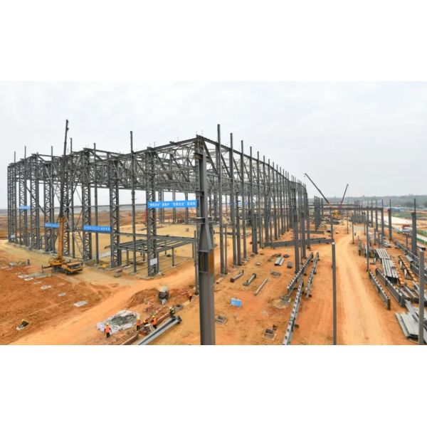 Factory Metal Space Frame Warehouse Peb Structure Commercial Building