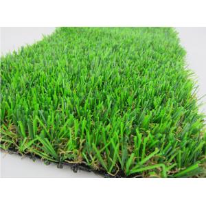 Four Colour Artificial Grass Carpet 35MM Height U Shape Yarn For Leisure