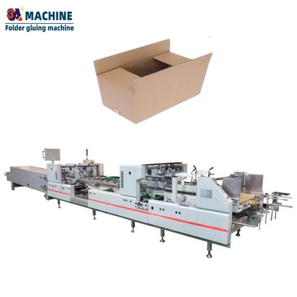 CQT1500 Corrugated Box Folder Gluer Side Pasting for Speed Automatic Folding and