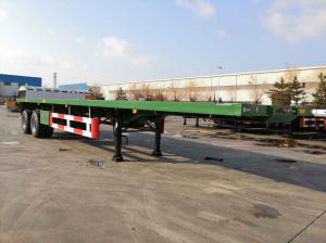 Cheap Factory price new flatbed gooseneck container chassis 3 Axles 40 feet 20ft 40ft Shipping Container Flat Bed Flatbed Semi Trailer for sale