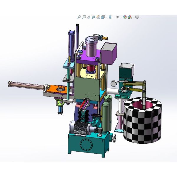 125T Aluminum Die Casting Press Machine Submersible Motor Rotors With 4 Cavity