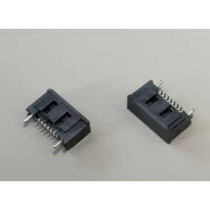 High-reliability SATA 7-pin PCB connector, 1.27 mm pitch power/signal connector