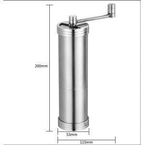 SUS304 Manual Coffee Bean Cylindrical Hand Crank Grinder