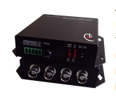 4 Channels Video Converter Transmitter and Receiver multimode 2km, single mode