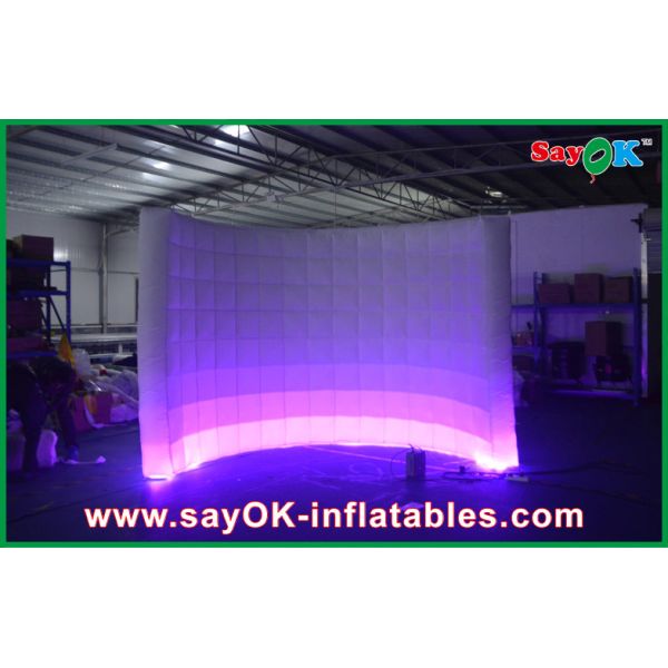 Portable Photo Booth Beautiful 3m Inflatable Photo Booth Bule Oxford Cloth Air Wall