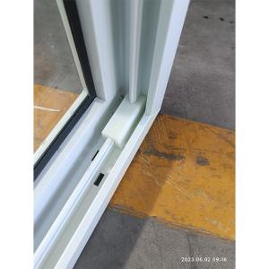 58mm Single Sliding Window Single Glass Tempered Glazed White UPVC