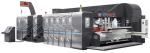 Grey Fully Servo Inline Folder Gluer With Automatic Water Based Ink UV Drying
