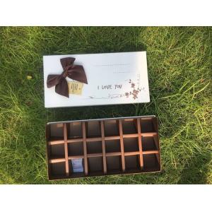 Customized Empty Rigid Paper Gift Box Chocolate Gift Box Packaging For Festival