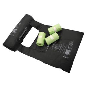 Corn Starch ISO9001 Biodegradable and Compostable Bags Dog Poop Bags With