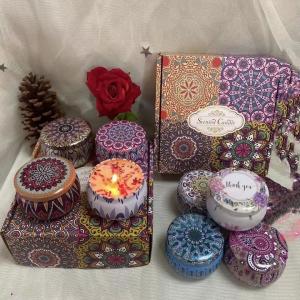 Luxury Seal Sticker Label Cardboard For Candles Recycled Materials