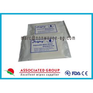 Cheap PH Balanced No Rinse Shampoo Caps with Conditioner , Latex-free for sale