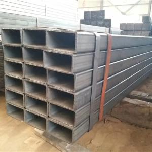 Carbon Steel Galvanized Rectangular Non Oiled Hollow Steel Tubing 12m