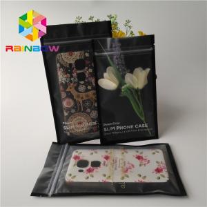 Noni Mobile Cable Plastic Pouches Packaging Non Leakage With Top Zip Locker