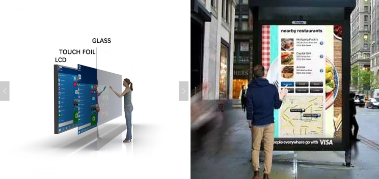 43 Inch 40 Points Multi Touch Foil , Usb Capacitive Touch Foil Film