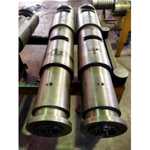 Plastic Extruder Conic Twin Screw And Barrel / Bi-metal Screw And Barrel For
