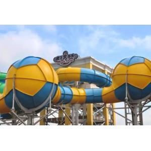 Super Boomerang Water Slide Playground For Amusement Park 1 Year Wanrranty