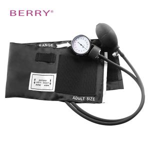 Black Manual Sphygmomanometer Home Use Dual Tube