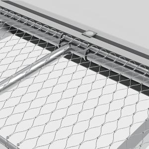 Stainless Steel Zoo Barrier Wire Rope Mesh 7 × 7, 7 × 19