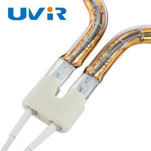 Ring Quartz Infrared Heating Lamp 100-7600W Gold Coated