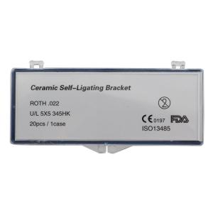 High Accuracy Self Ligating Braces , Lower Friction Force Ceramic Teeth Braces