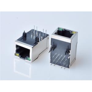 RJ45 Modular Jack Connector, Through Hole Type, Transformer, with LED