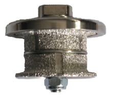 High Precision Diamond Profile Wheel , Vacuum Brazed Router Bits For Angle