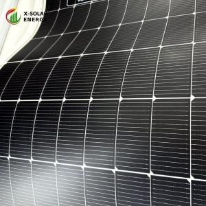 Custom Thin Film Flexible Solar Module 23.8% Efficiency Lightweight BIPV Roof