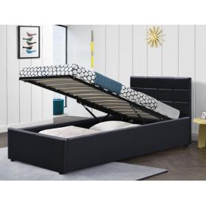 Cheap Upholstered Platform Bed with Gas Lift up Storage, Full Size Bed Frame with Storage Underneath for sale