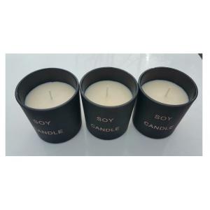 Cheap Home scented soy candle with vanilla fragrance &amp;printed box package for sale