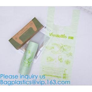 EN13432 BPI OK Compost Home ASTM D6400 Certified Biodegradable Dog Poop Bags,