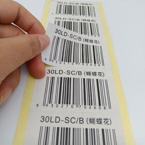 Eco Friendly Waterproof Qr Code Stickers , Custom Vinyl Self Adhesive Stickers