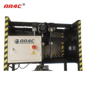 AA4C Upright Alu Rim Polishing Machine With Shaking Barrel Full Automatic Rim