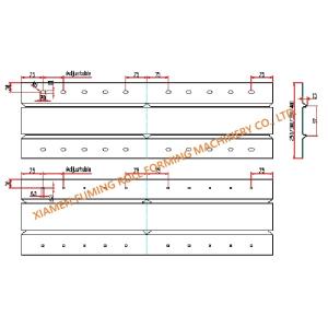 Profile Door Frame Roll Forming Machine Customized Precision