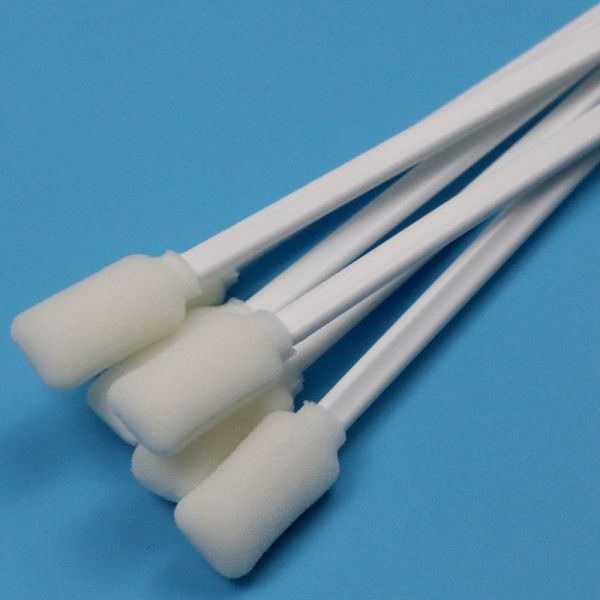 Lint Free White PP Stick Square Sponge Swab Roland Printer Cleaning Foam Swab