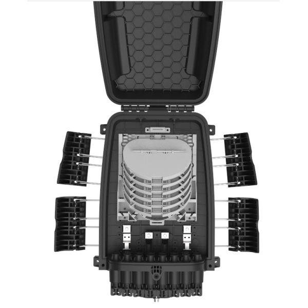 Pre-connectorized Optical Fiber Distribution Box GFS-16Q-3IP68 144F 378*255