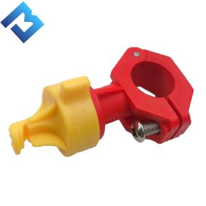 Road Roller Machine Spare Part Plastic Spray Nozzle Yellow And Red For Bomag