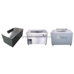 Rectangular Teppanyaki Grill Table with 20mm Thick Heating Plate and 600x400mm