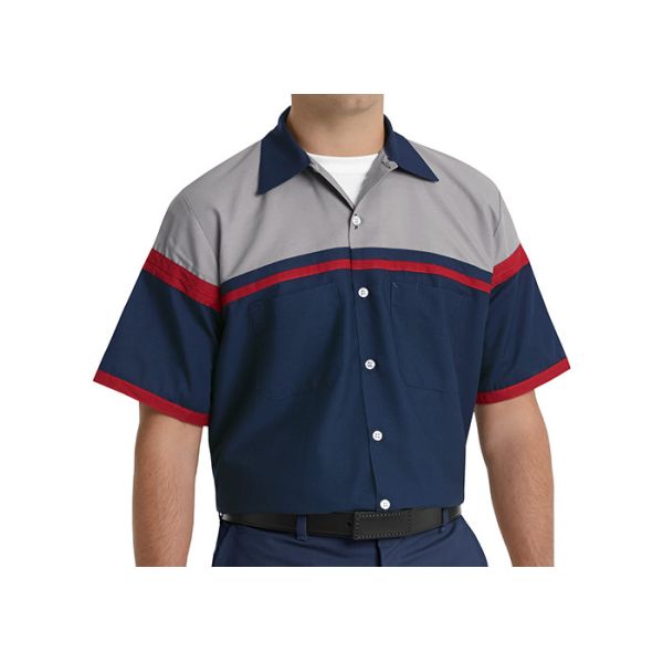 Quality Summer Blend Cotton Uniform Work Shirts Customization Embroidery wholesale