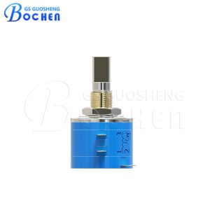 WXD10 10K Ohm 2W Wirewound Potentiometer 10 Turn Panel Mount