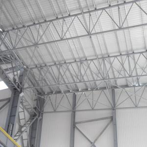 Large Span Prefab Steel Frame Building Construction Customizable Strong Strength